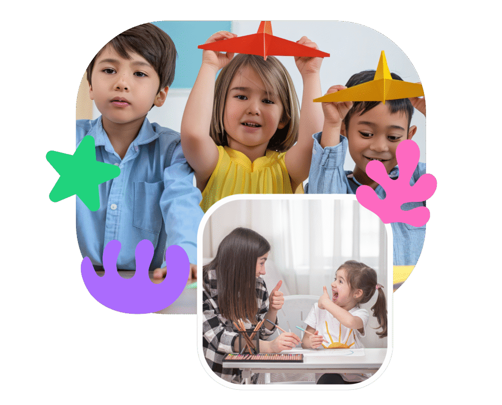 Vibrant children participating in speech therapy activities at Chatterbox Speech, focusing on communication skills and language development in a supportive environment.