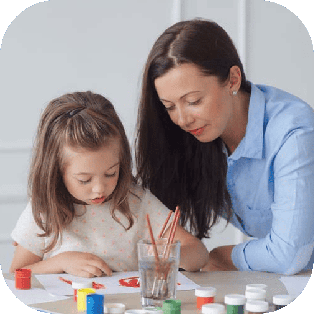 Early childhood speech therapy session focusing on language development and communication skills for children with speech delays.