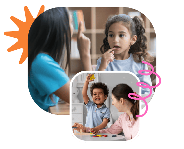 Speech therapy session with young children improving communication skills at Chatterbox Speech, expert speech and language services for kids in Australia.