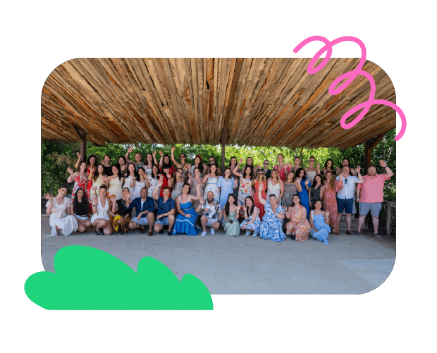 Diverse group of people participating in Chatterbox Speech program, promoting effective communication and speech development in Australia.
