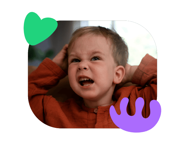 Frustrated young boy expressing communication challenges, supportive speech therapy for children, early intervention speech development, Chatterbox Speech.