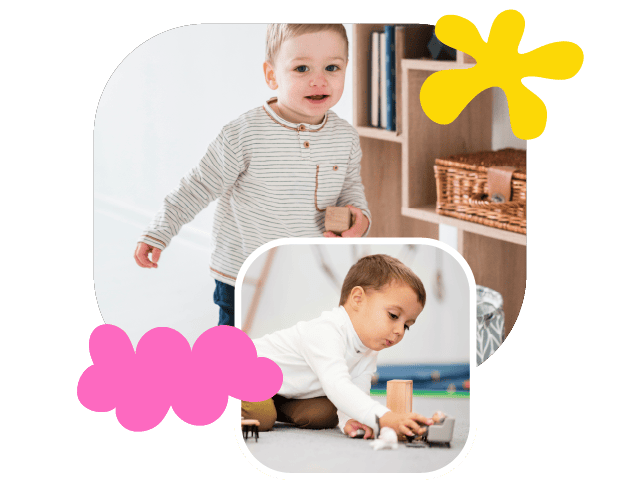 Bright young children engaging in speech therapy activities at Chatterbox Speech clinic in Australia.